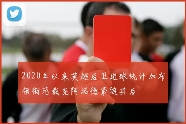 2020年以来英超后卫进球统计加布领衔范戴克阿诺德紧随其后
